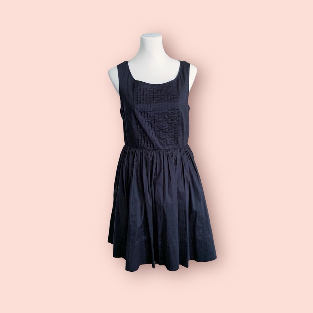 Moulinette Soeurs Sweet Enticement Black Midi Dress Anthropologie Lace Size 6